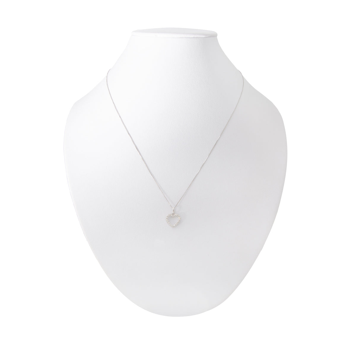 Gargantilla con Dije Letra "L" en Oro Blanco 14K