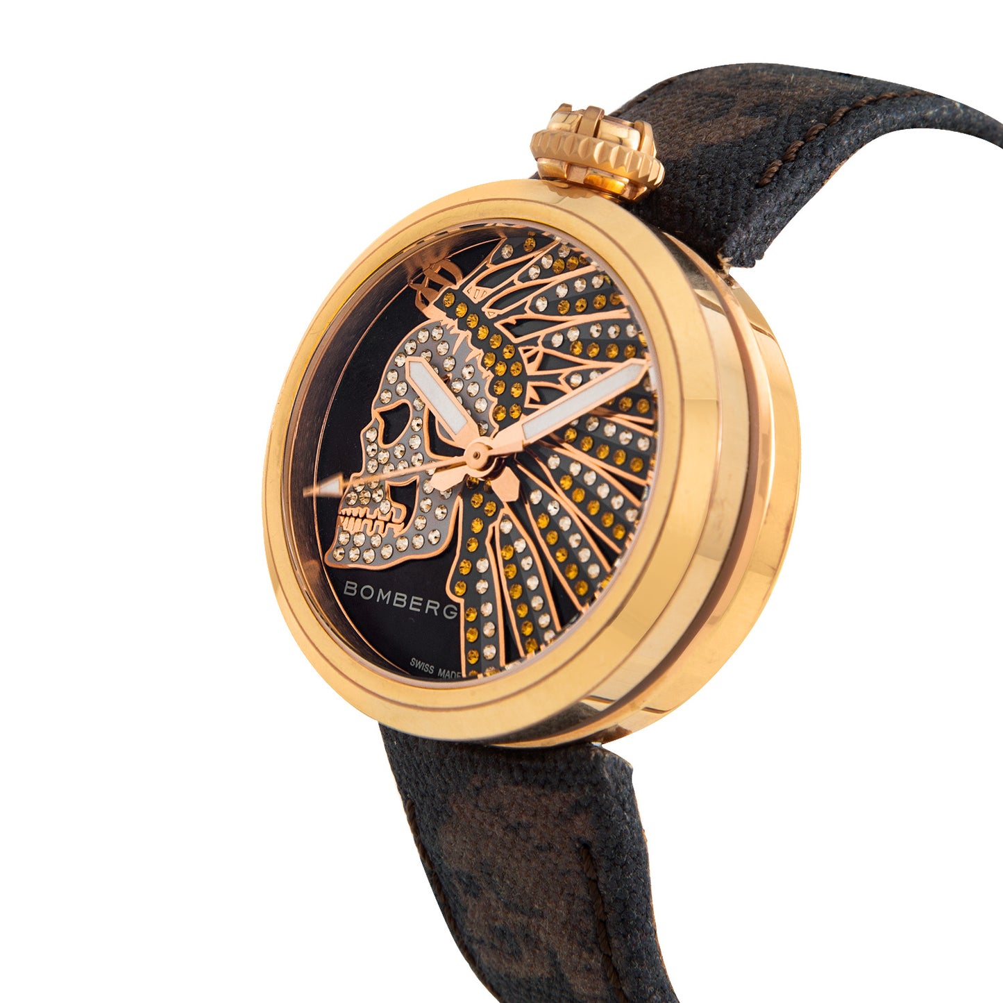 Bomberg 1968 Indian Skull 38mm