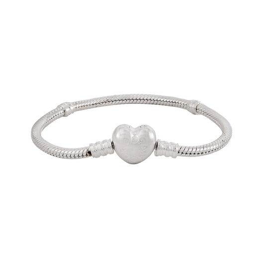 Brazalete Moments con Broche Corazón 16 cm