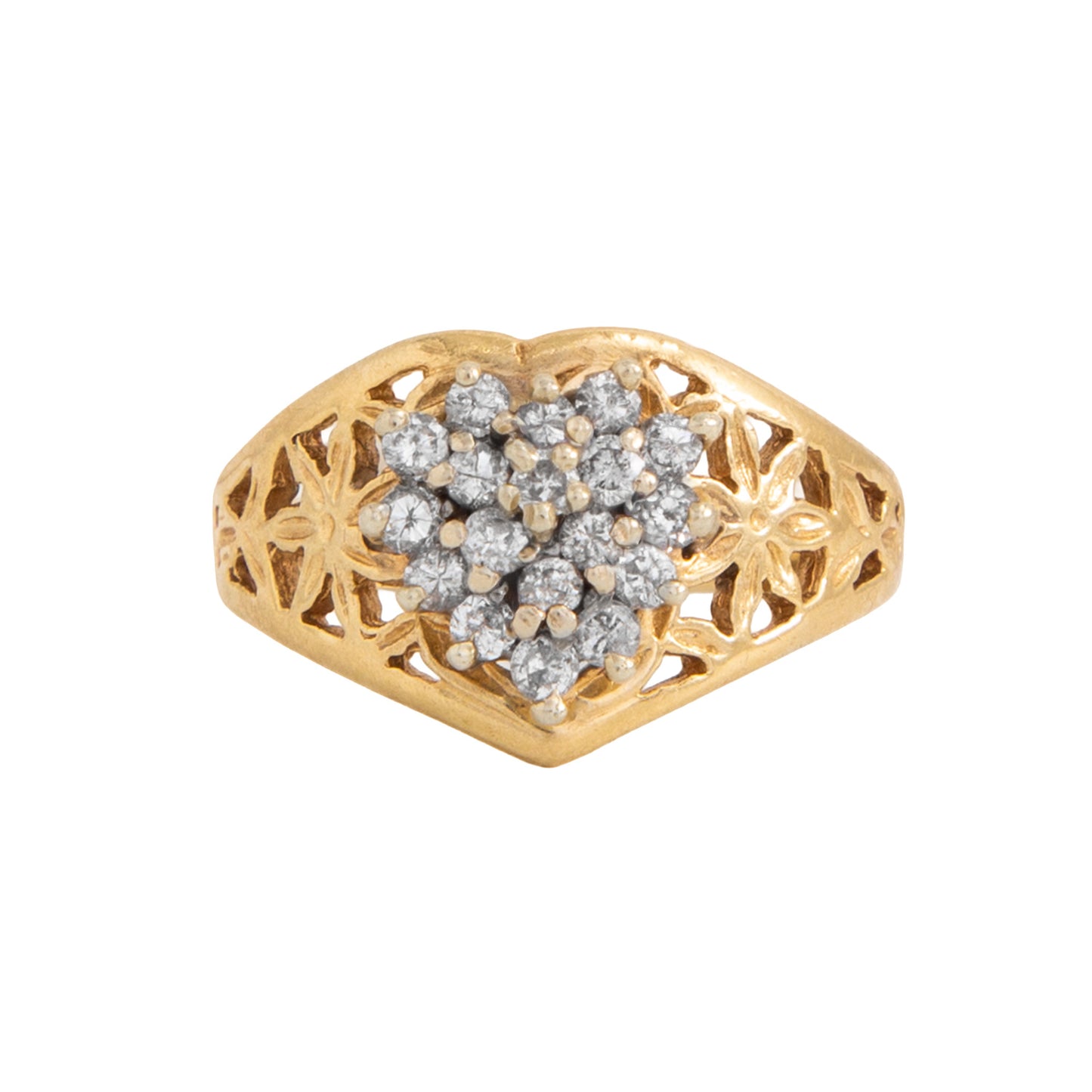 Anillo Diseño de Corazón