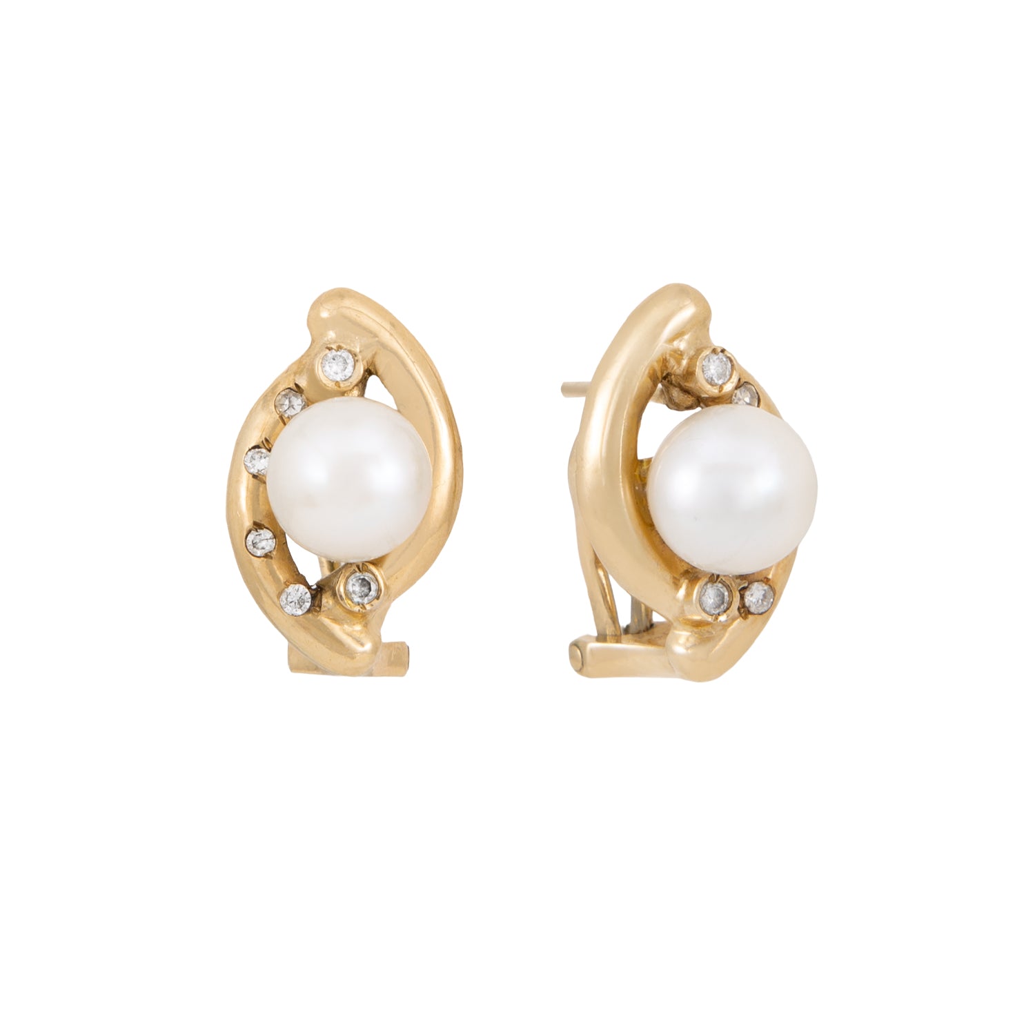 Aretes Con Perla