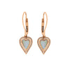 Aretes Largos Diseño Corazón