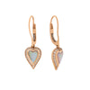 Aretes Largos Diseño Corazón