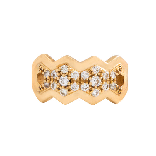Anillo Diseño Zig Zag