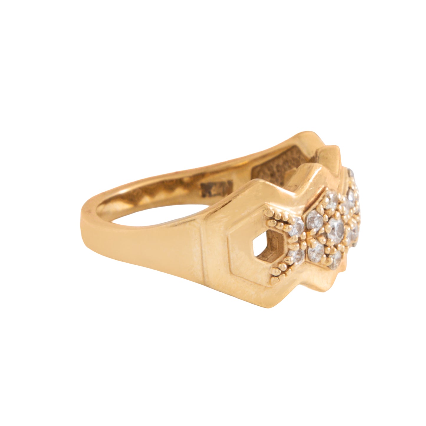 Anillo Diseño Zig Zag