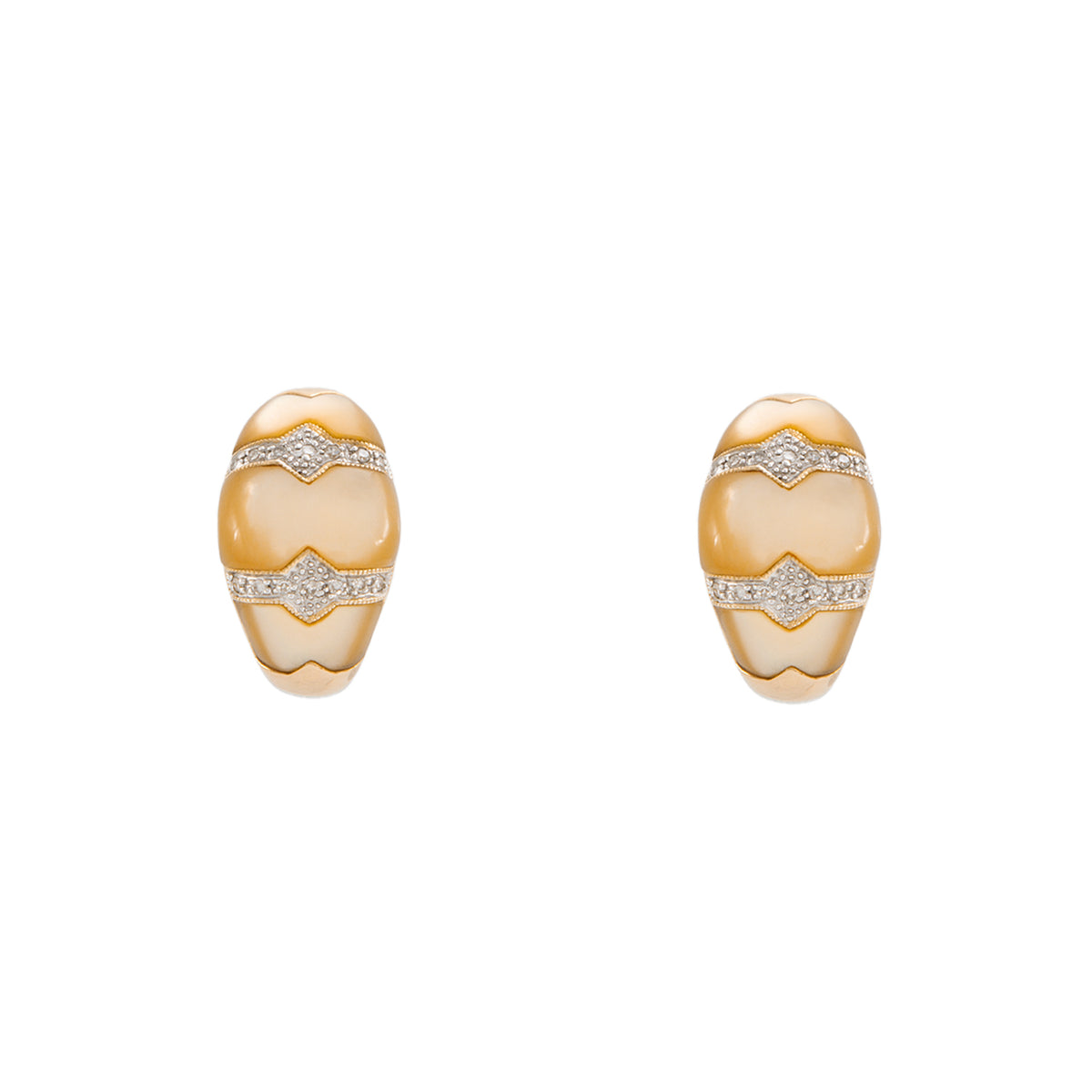 Juego de Aretes y Anillo con Concha Nácar