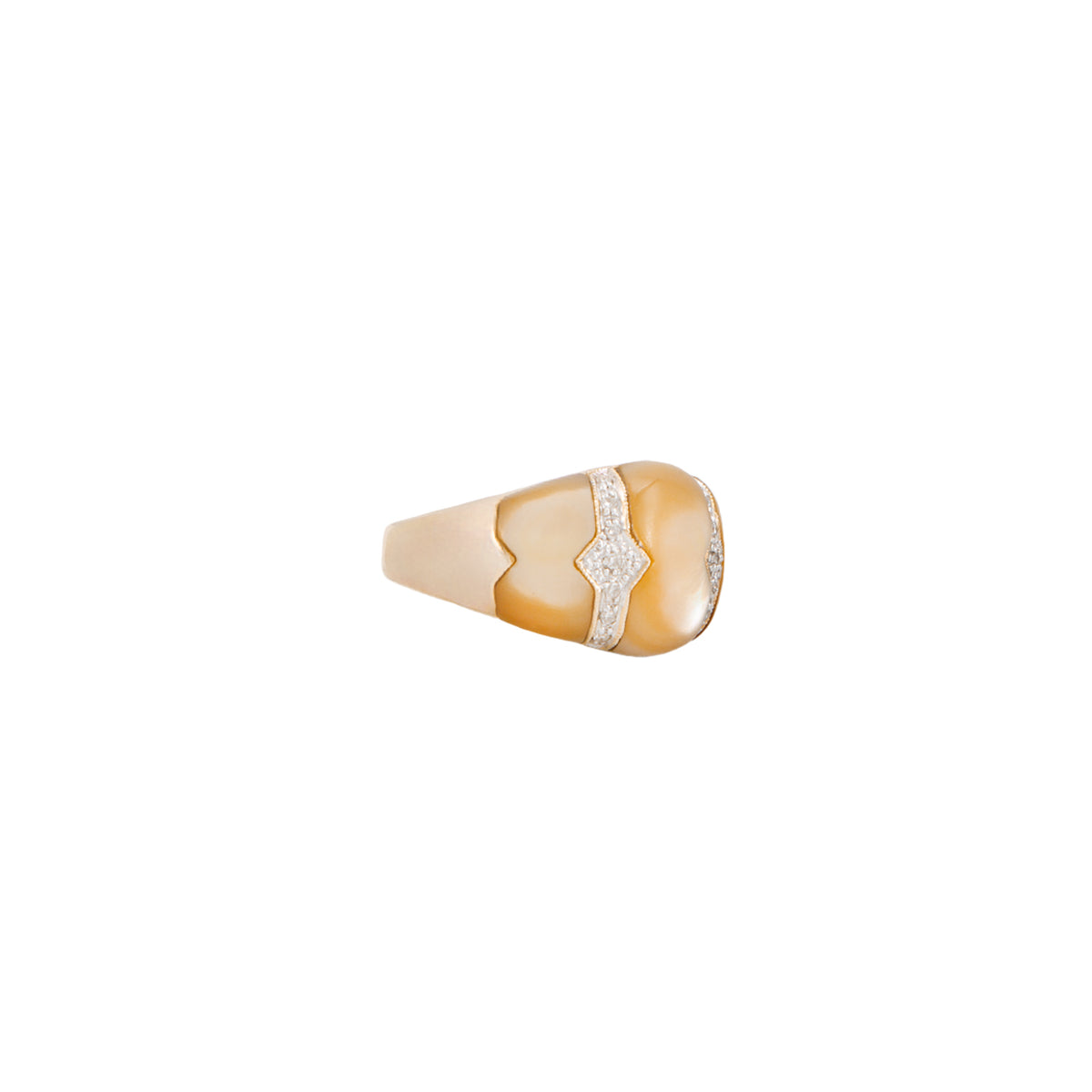 Juego de Aretes y Anillo con Concha Nácar