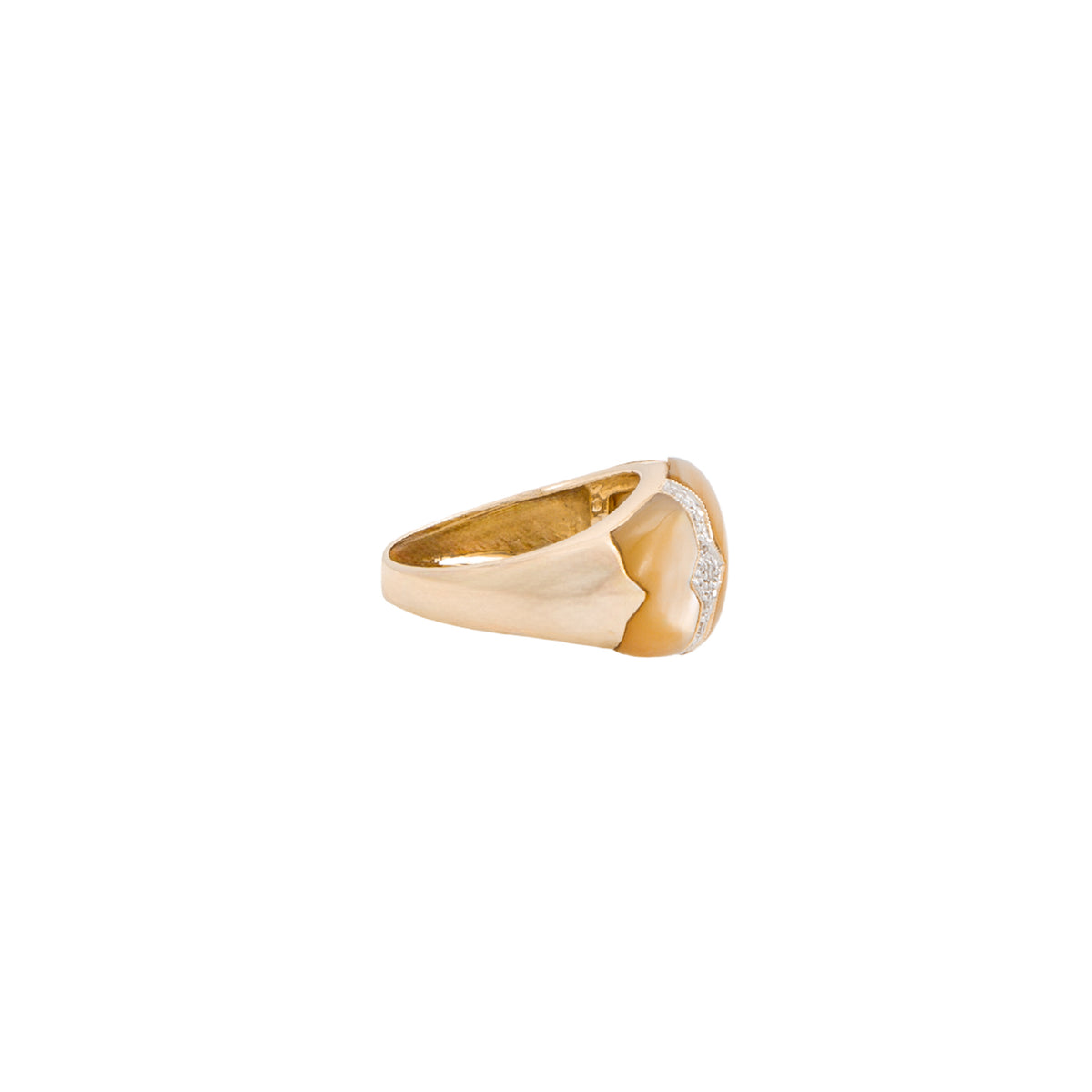 Juego de Aretes y Anillo con Concha Nácar
