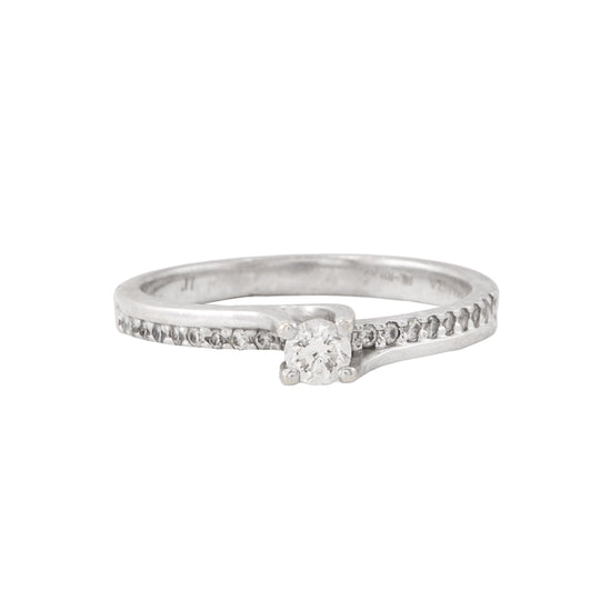 Anillo Solitario .15 CT