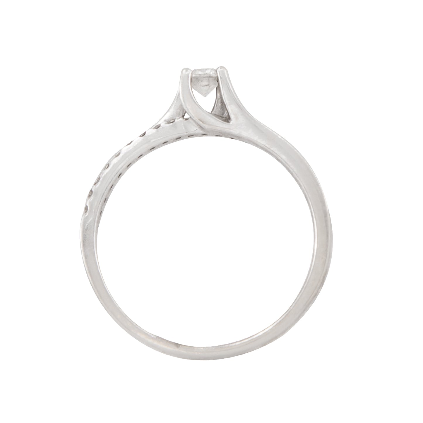 Anillo Solitario .15 CT