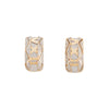 Arracada en Oro Dos Tonos 14K