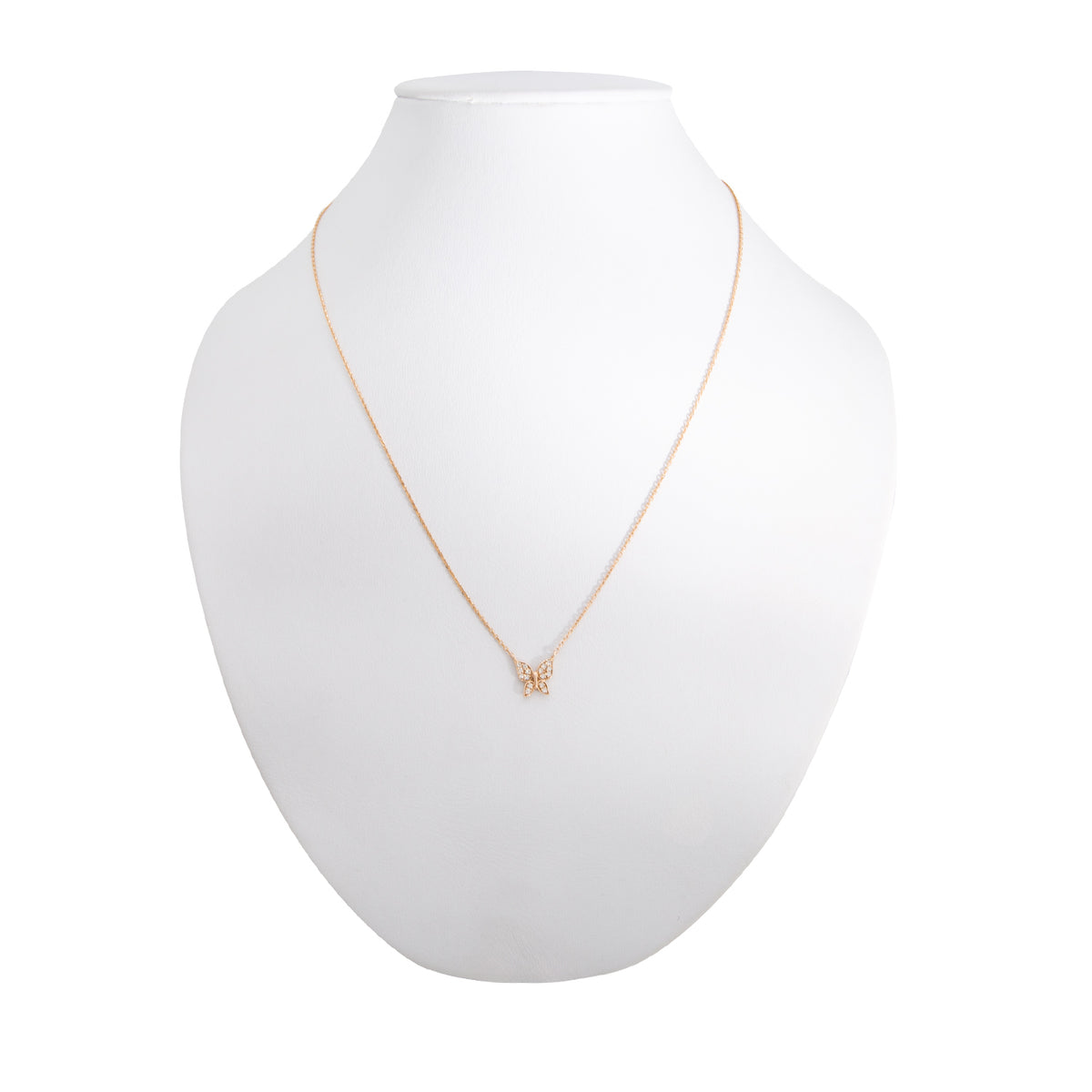 Gargantilla con Mariposa en Oro Amarillo 14K
