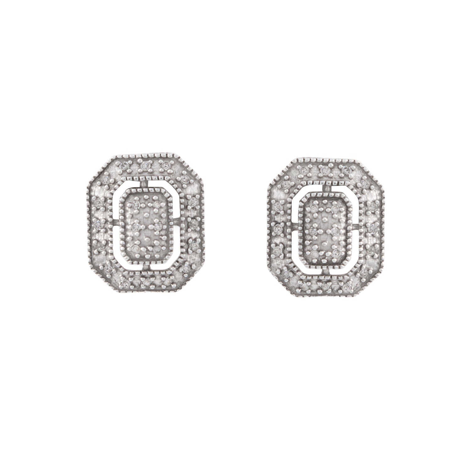 Aretes Diseño Rectangular