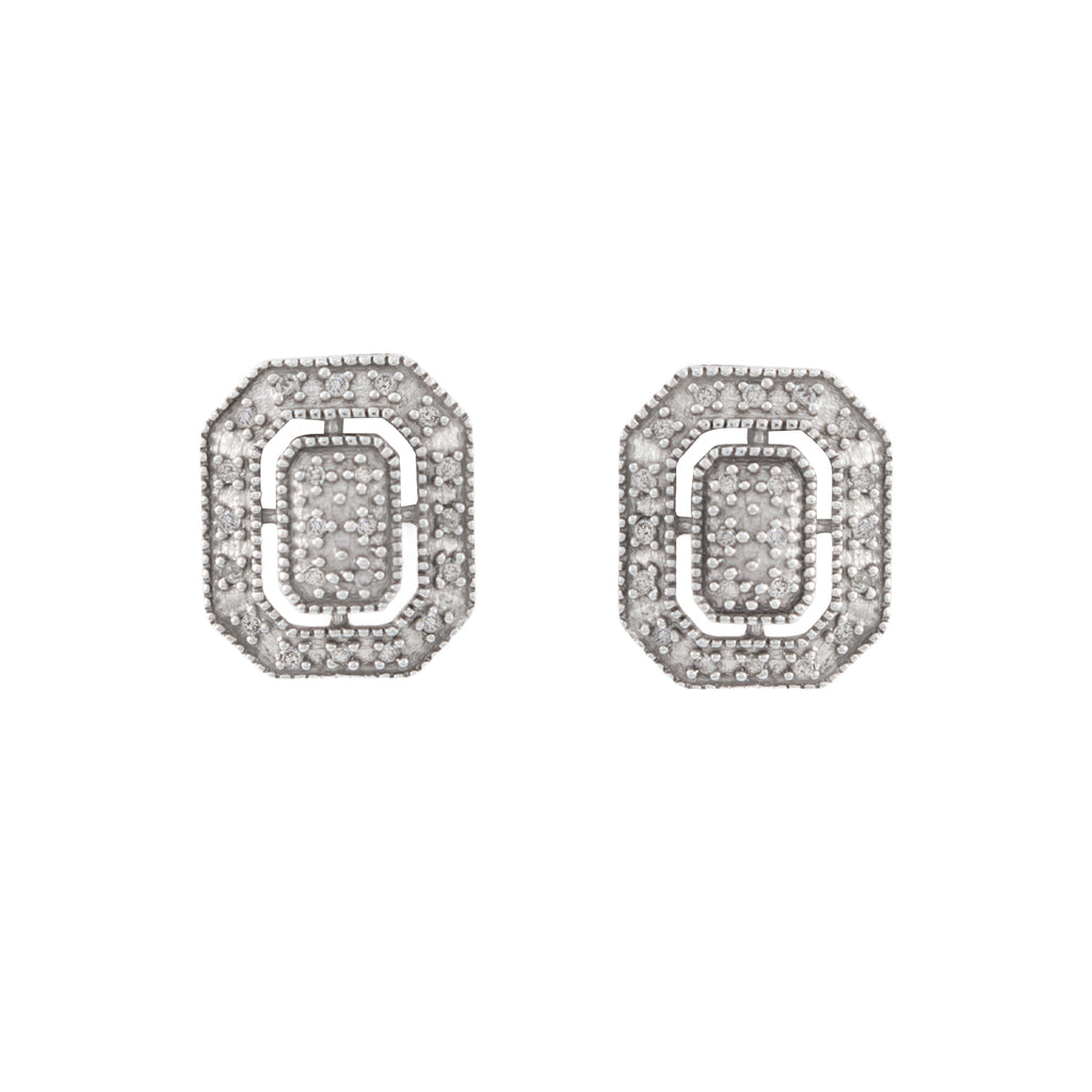 VENDIDO Aretes Diseño Rectangular