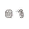 VENDIDO Aretes Diseño Rectangular