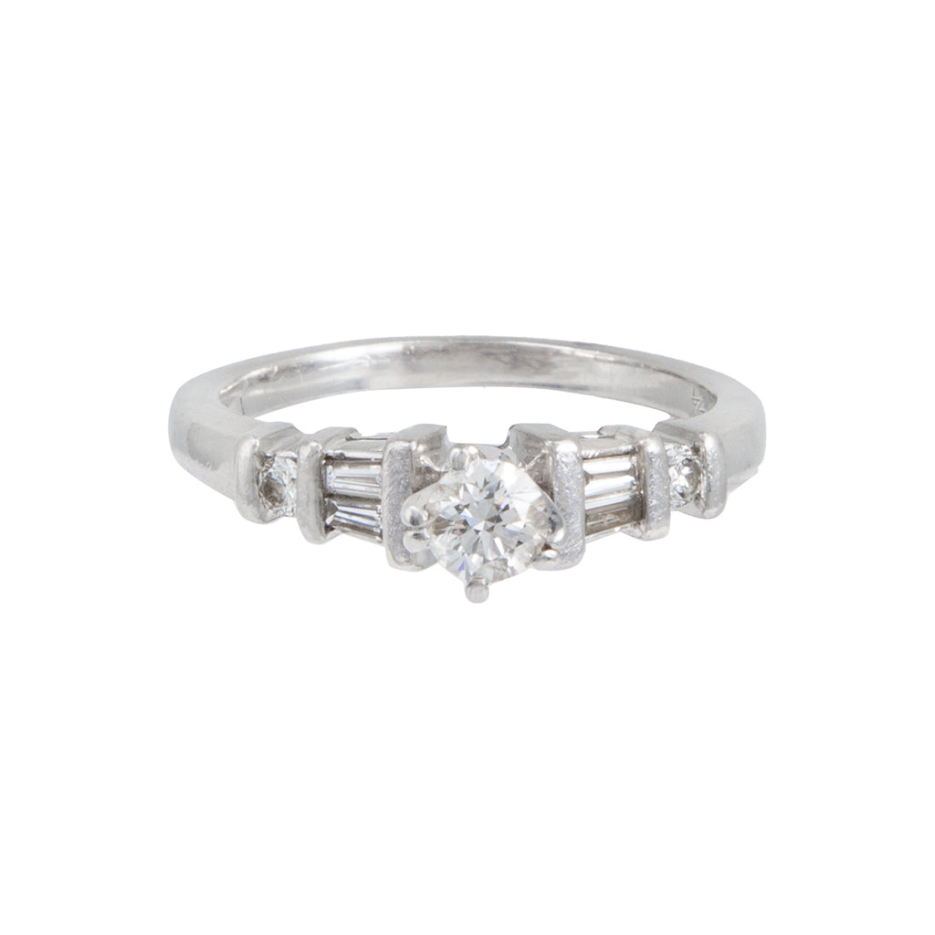 Anillo Solitario en Platino - Boutique San Agustín