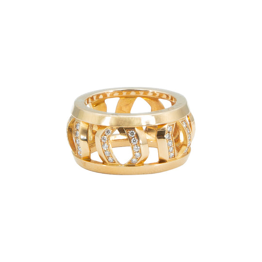 Anillo De Caballero en oro amarillo 18k