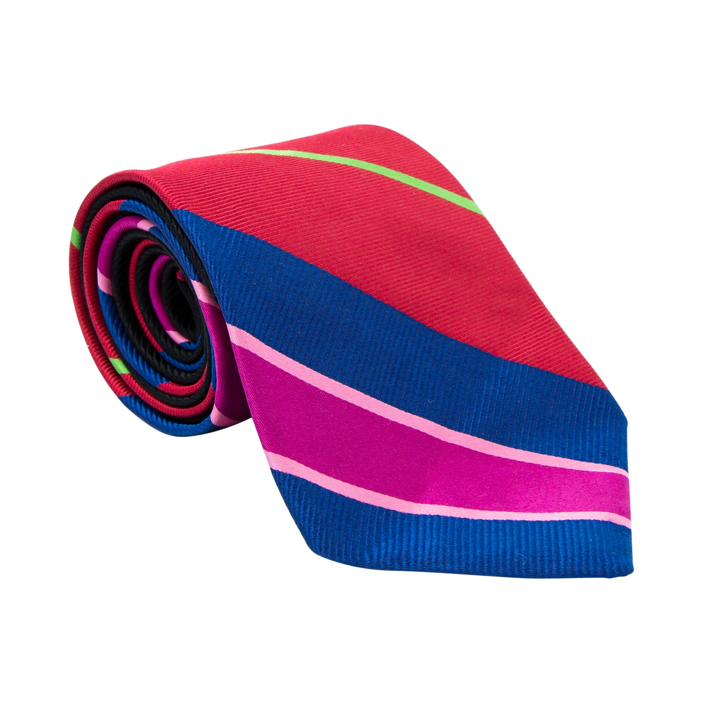 Corbata Multicolor en Rayas Diagonales