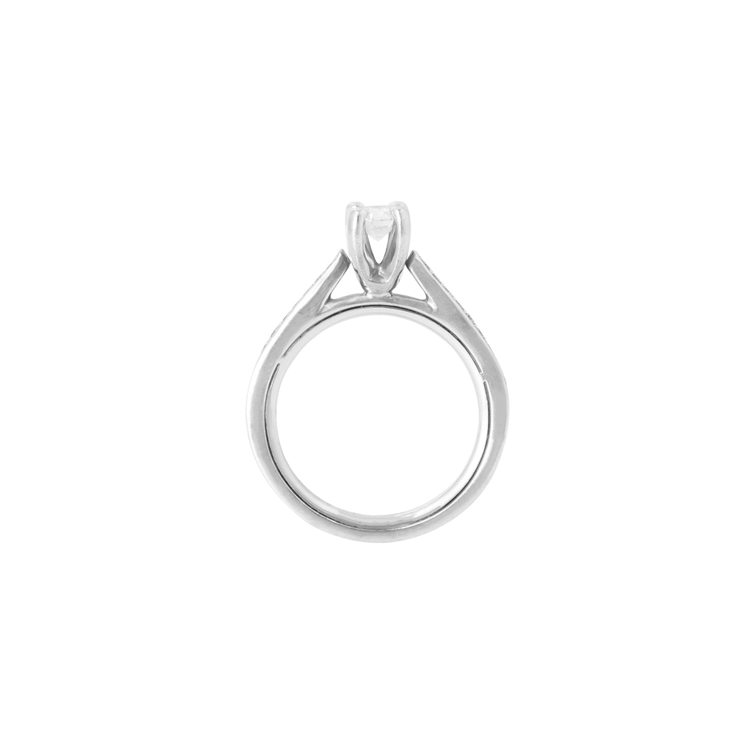 Anillo tipo solitario 0.27 CT