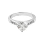 Anillo solitario con diamantes - Boutique San Agustín
