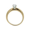 Anillo tipo solitario en oro amarillo 14k - Boutique San Agustín
