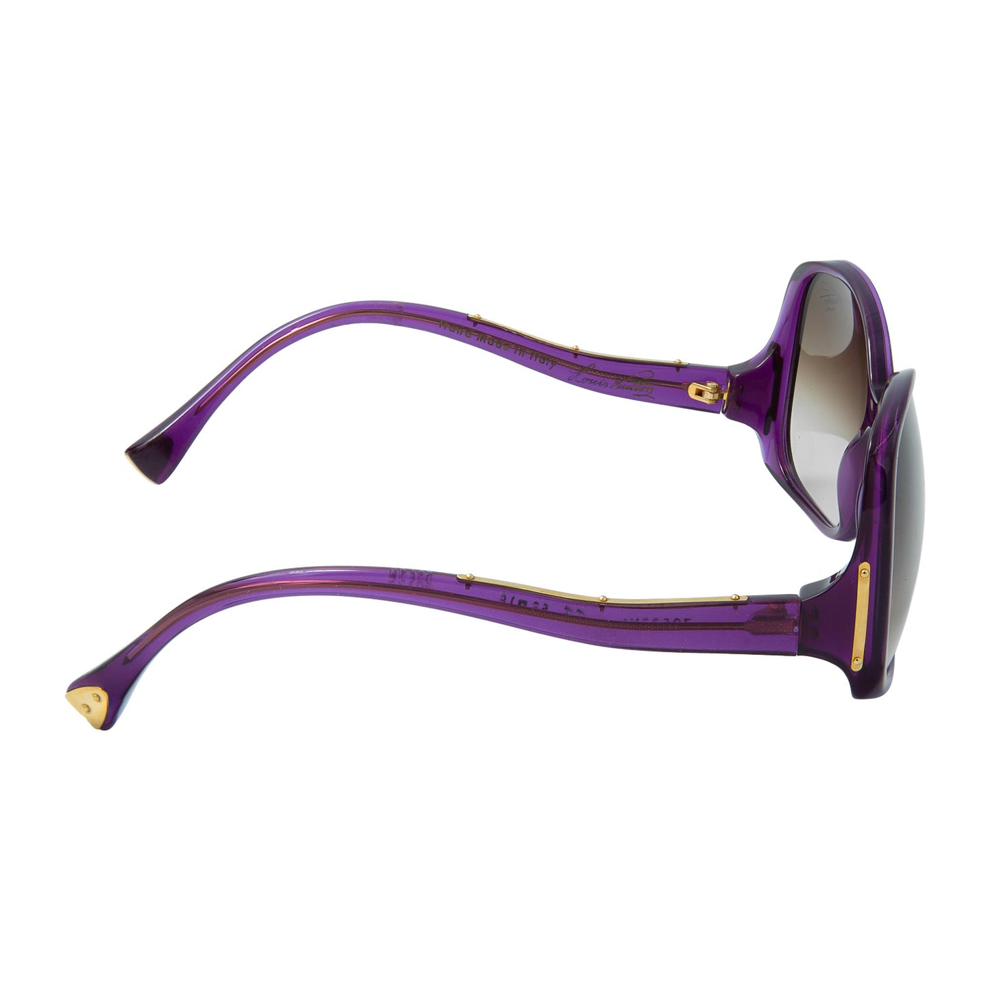 Lentes de sol con armazón purpura