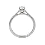 Anillo solitario en oro blanco de 14k - Boutique San Agustín
