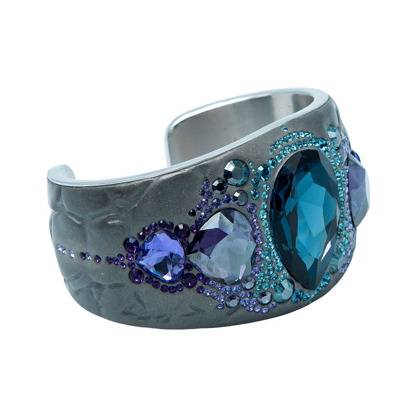 Brazalete Cristal Pony Bangle cuff Ocean Blue