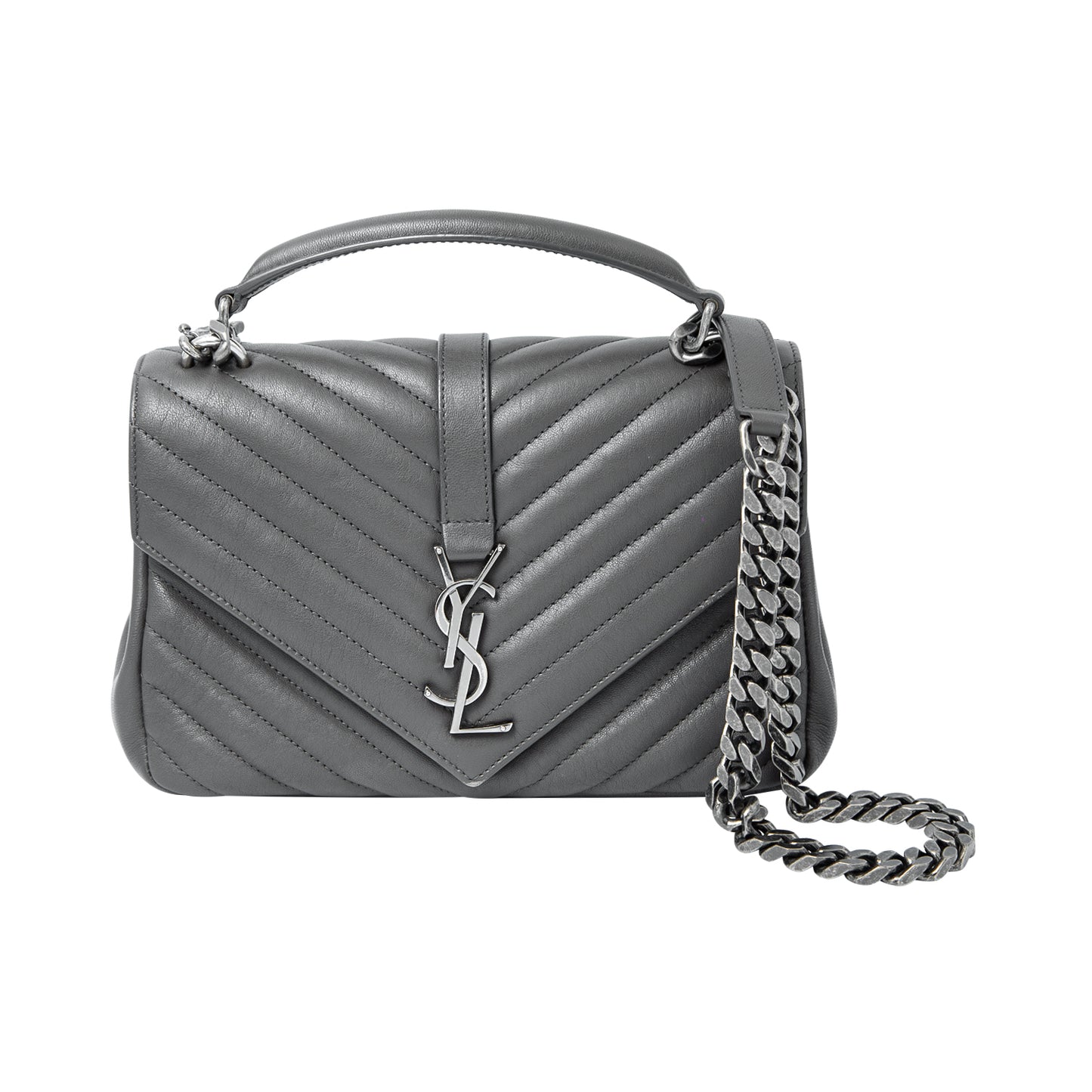 Bolso College Medium Gris