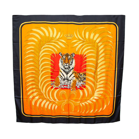 VENDIDO Pashmina Diseño Tigre Royal