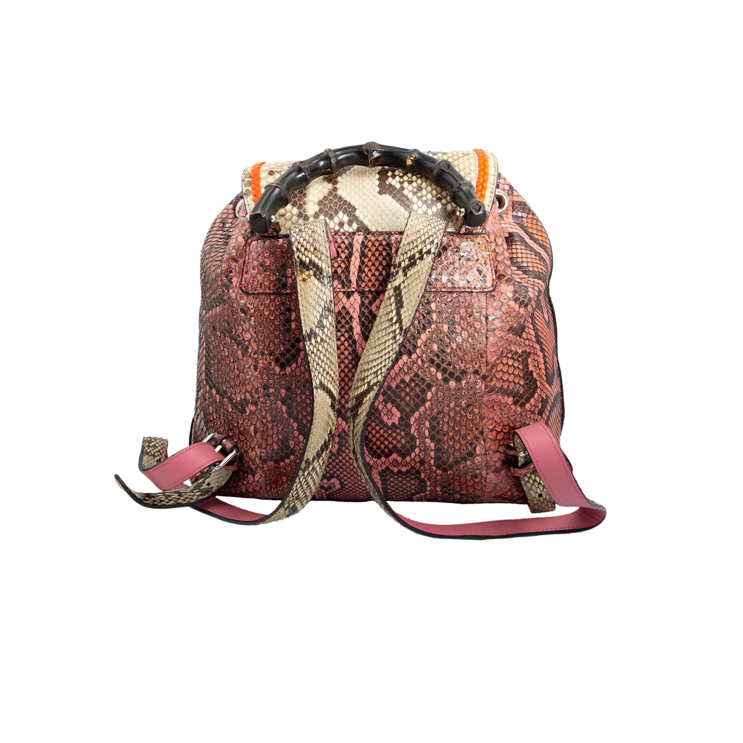 Mochila Pink/Multicolor Python Bamboo