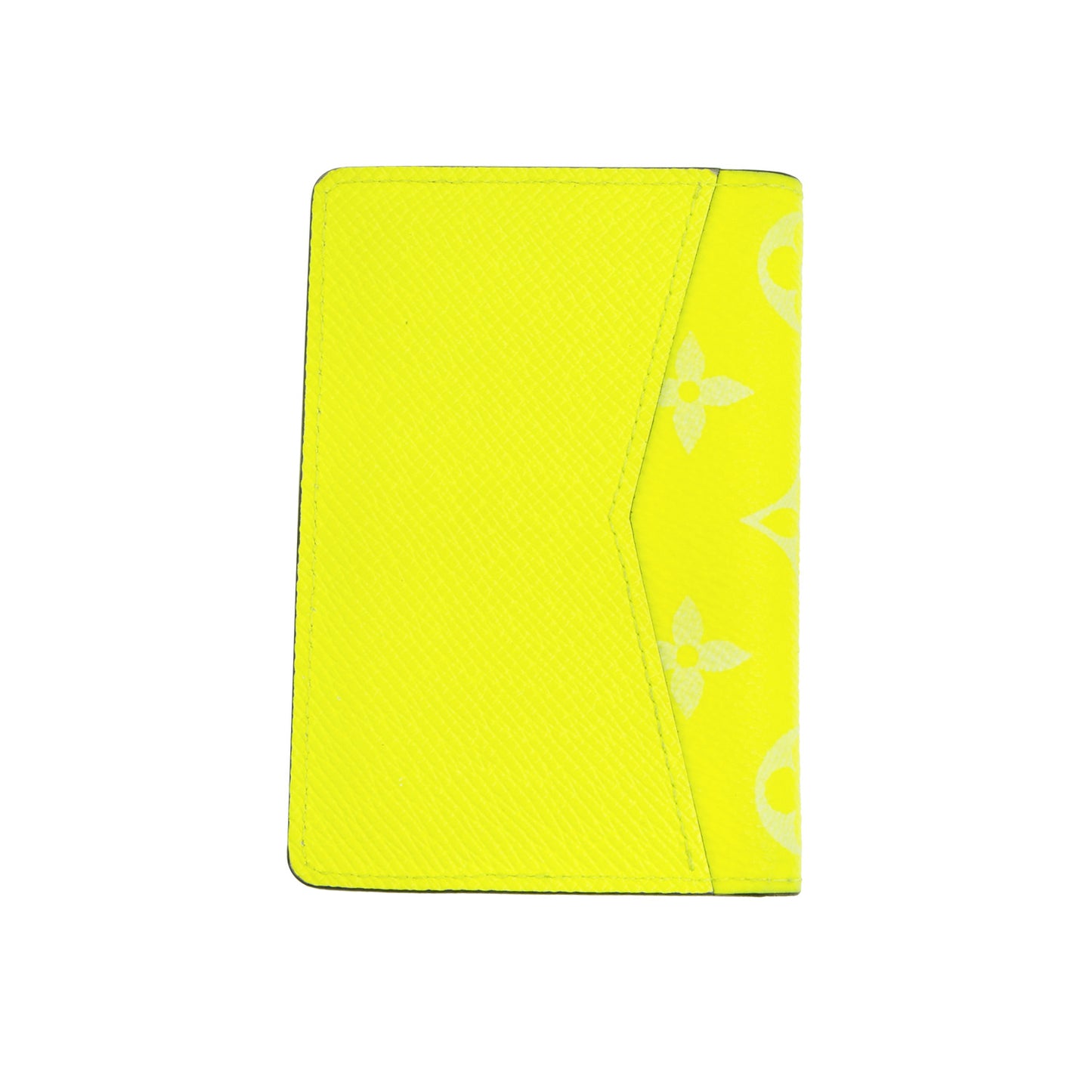 Organizador de bolsillo color amarillo neón