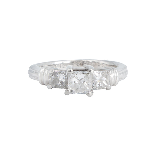 Anillo Solitario Corte Princess