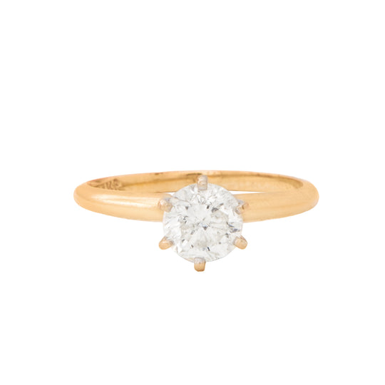 Anillo Solitario 14k