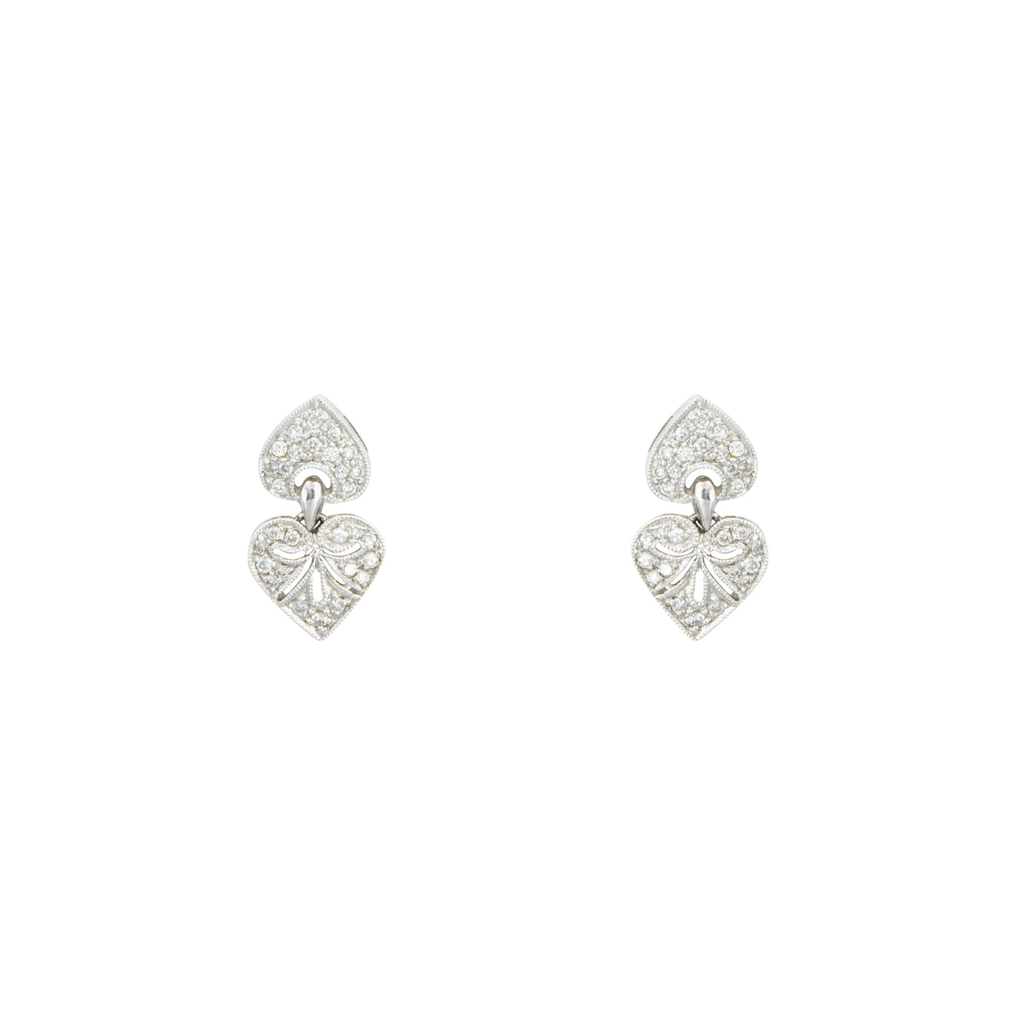 Aretes Doble Corazón