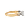 Anillo Solitario Combinado 14k