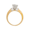 Anillo Solitario Combinado 14k