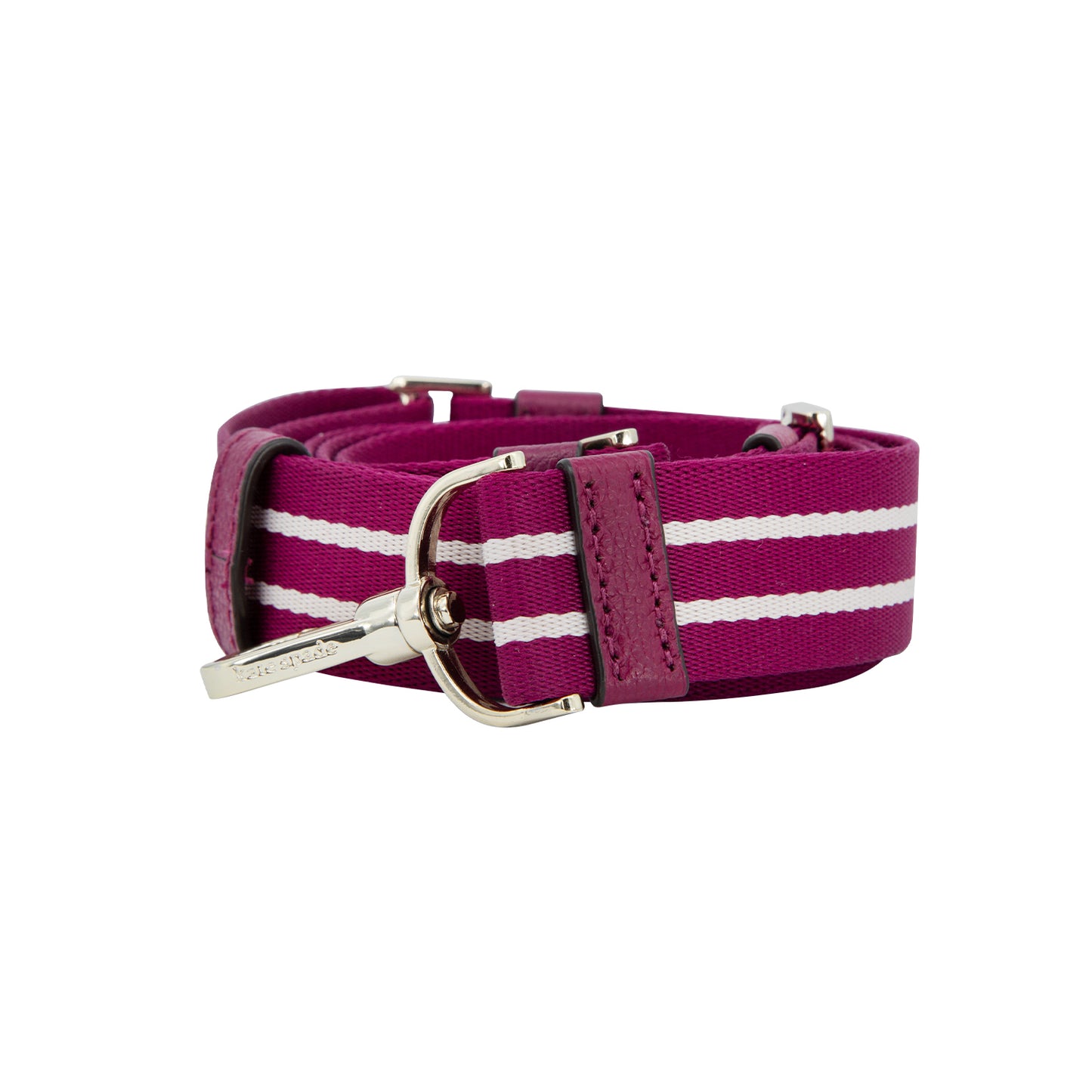 Strap En Color Magenta Con Líneas Blancas