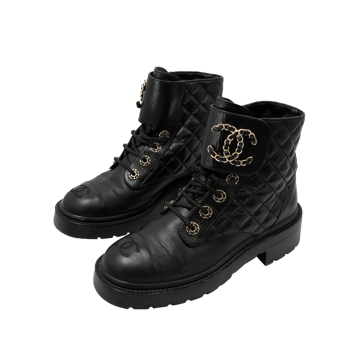 Combat Boots Quilted