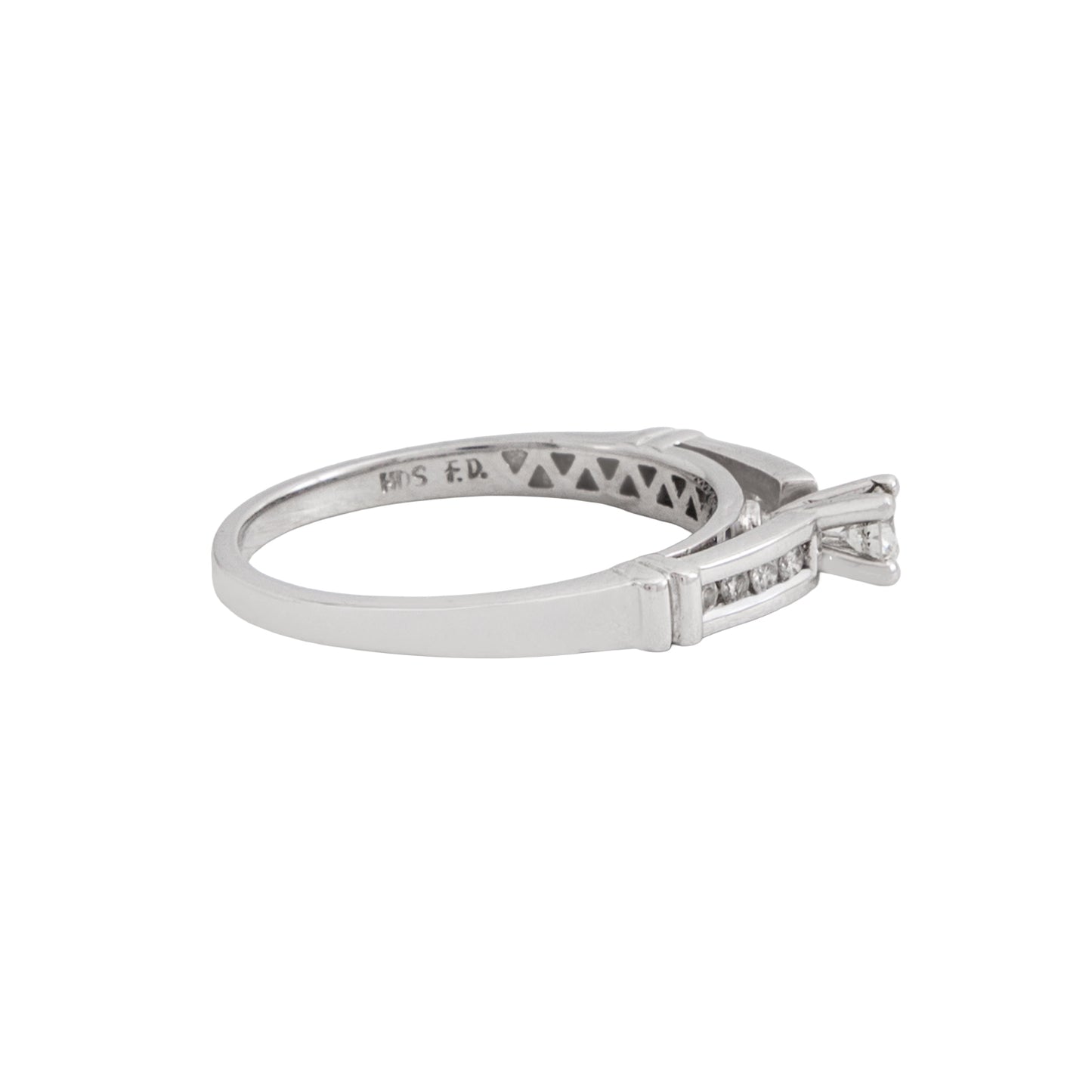 Anillo Solitario 0.13 CT