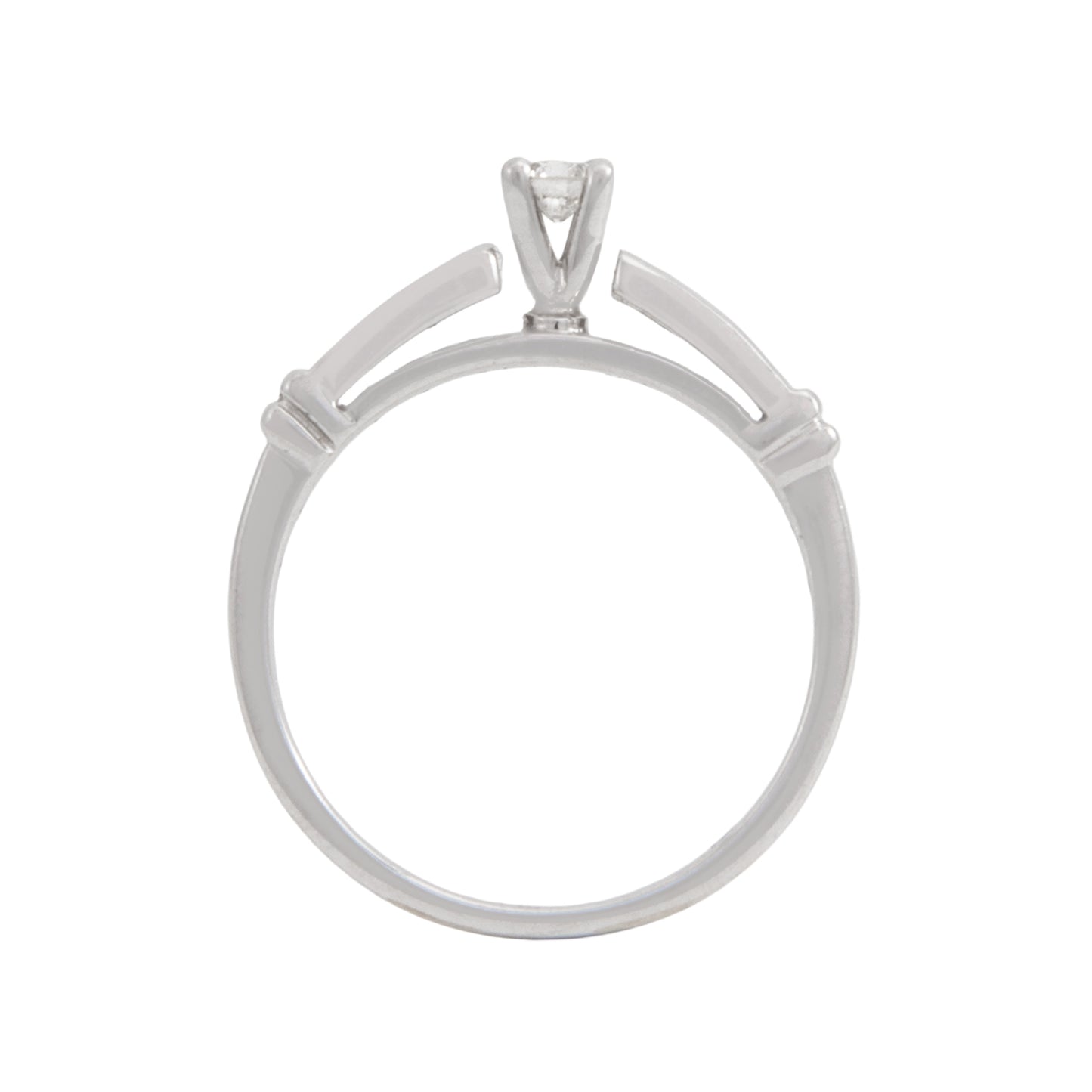 Anillo Solitario 0.13 CT