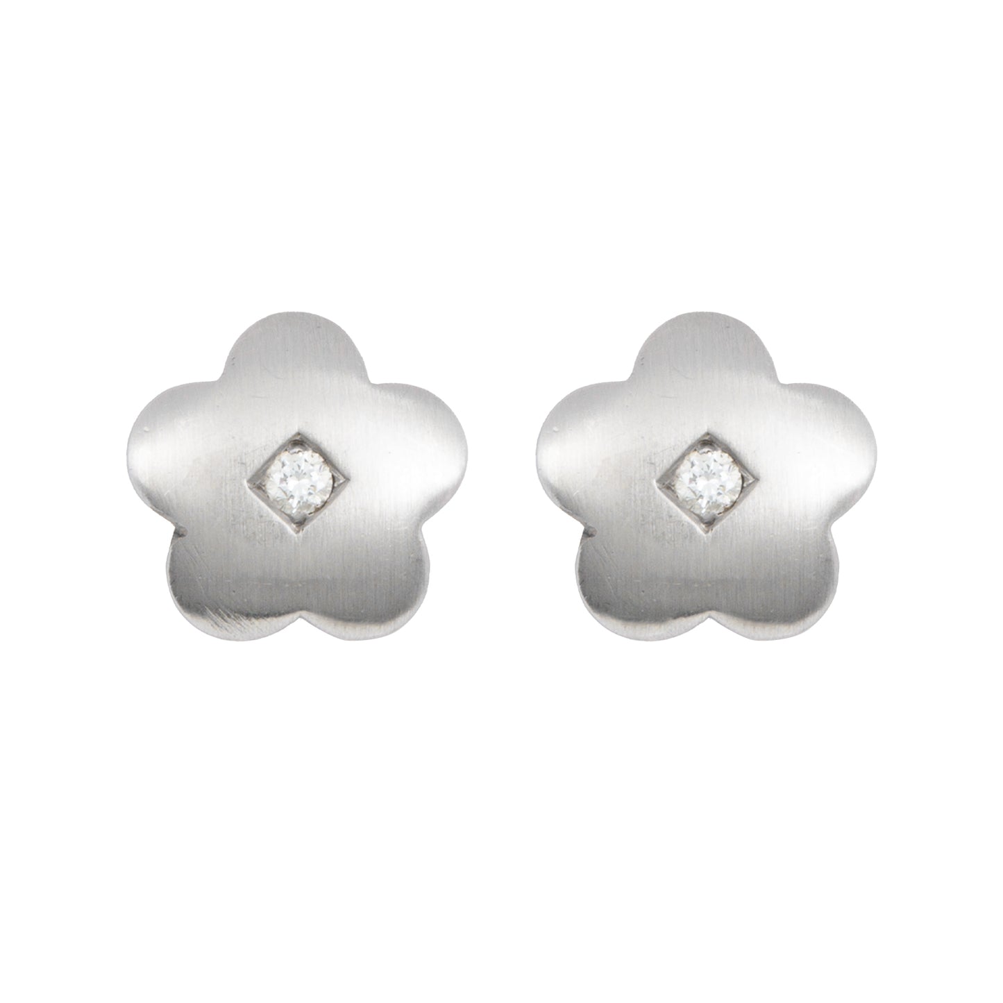 Aretes Diseño de Flor 14k