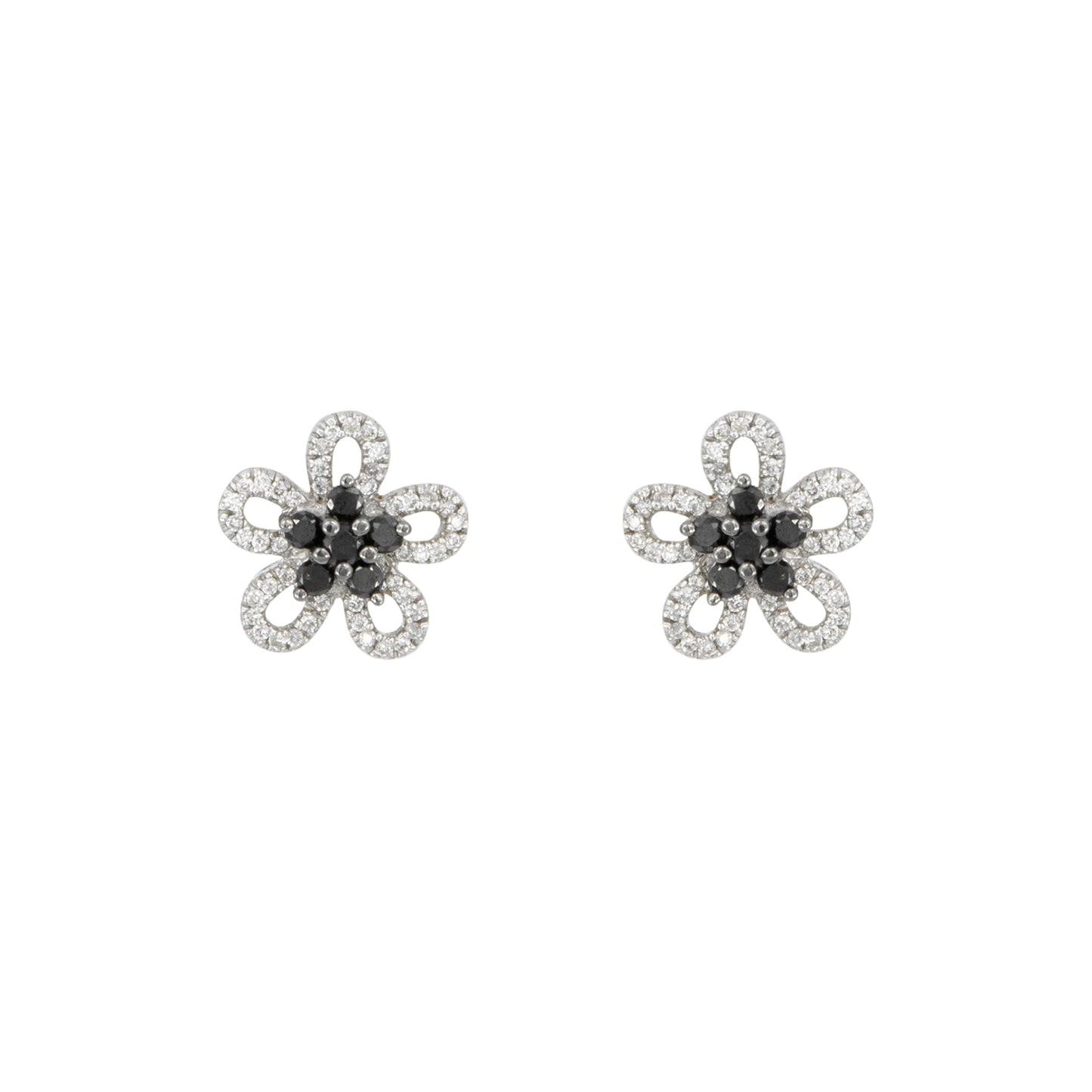 Juego de Aretes y Anillo Diseño Flor