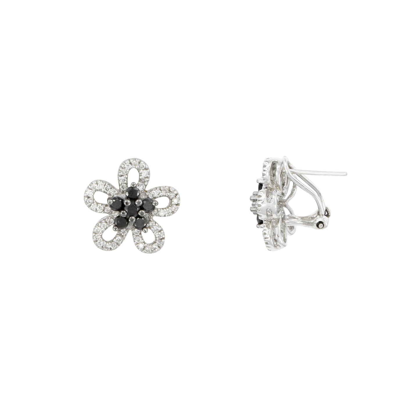 Juego de Aretes y Anillo Diseño Flor