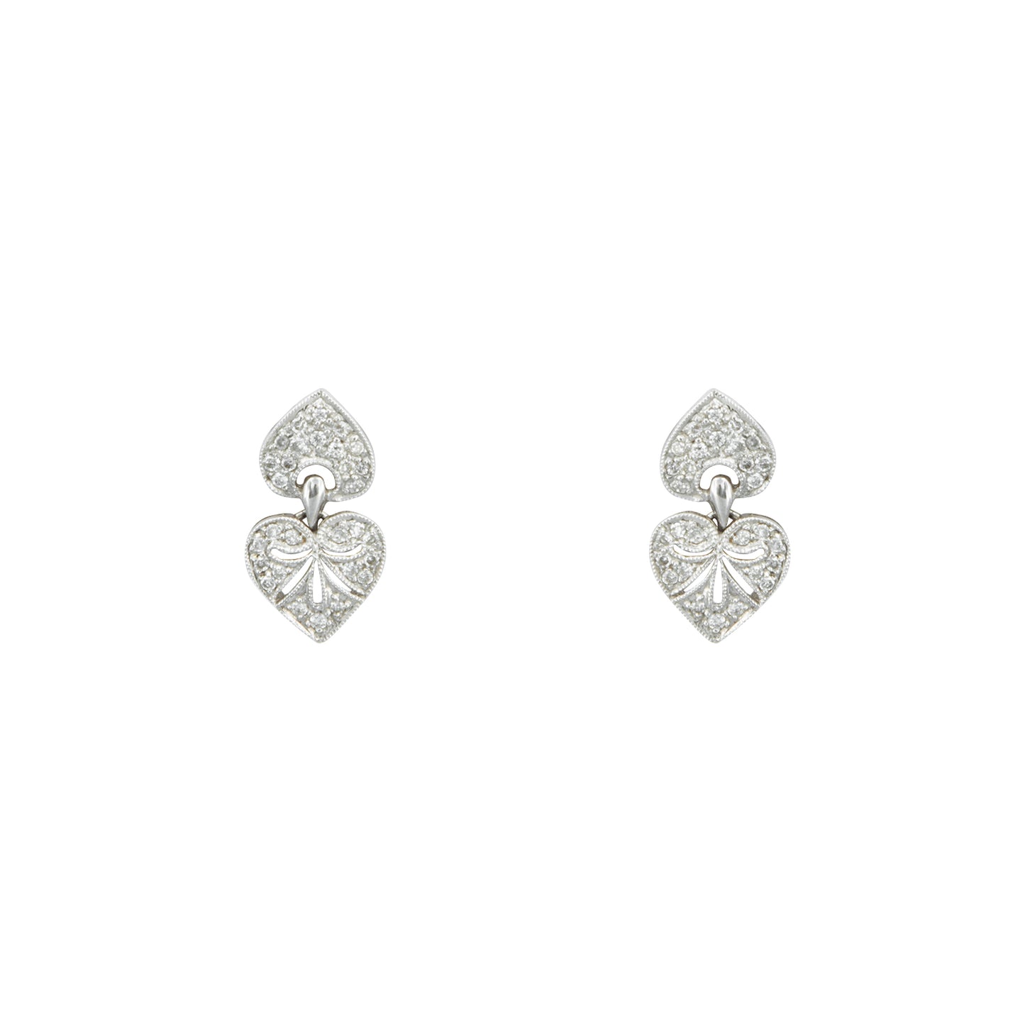 Aretes Doble Corazón