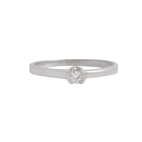 Anillo Solitario 0.08 CT