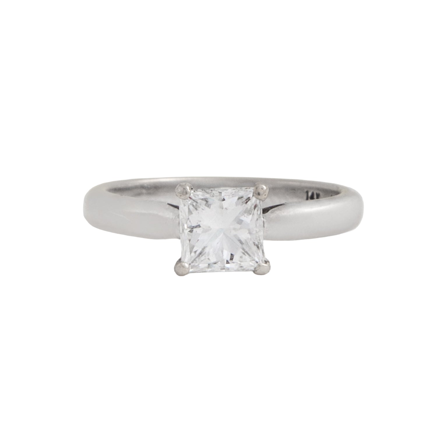 Anillo Solitario Princess .90 CT