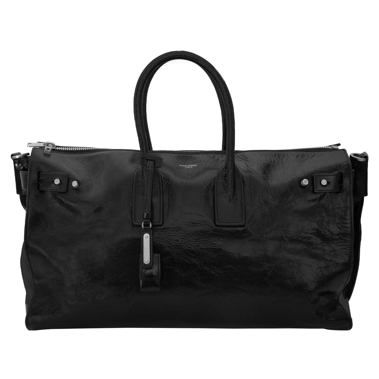 Bolso en Piel Color Negro