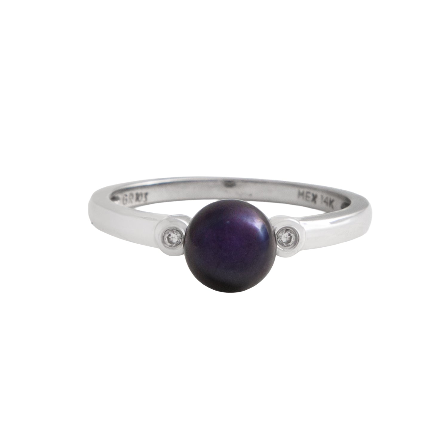 Anillo Solitario con Perla