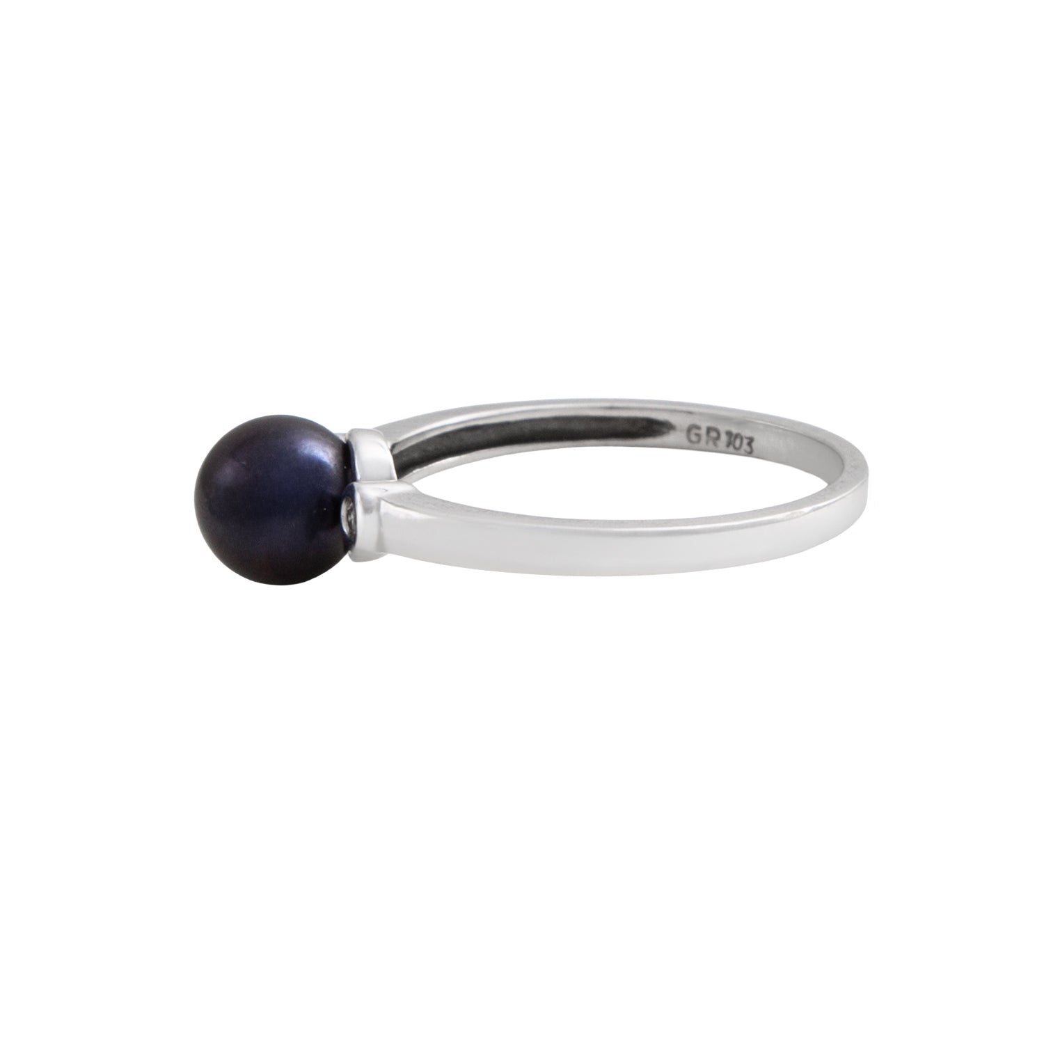 Anillo Solitario con Perla
